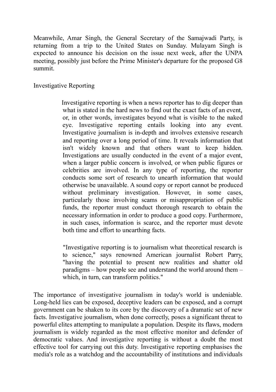 Types of Reporting - Lecture Notes 9 - Page 9
