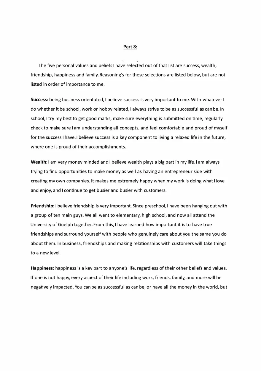 Personal Leadership Portfolio Part 8-12 - Page 1