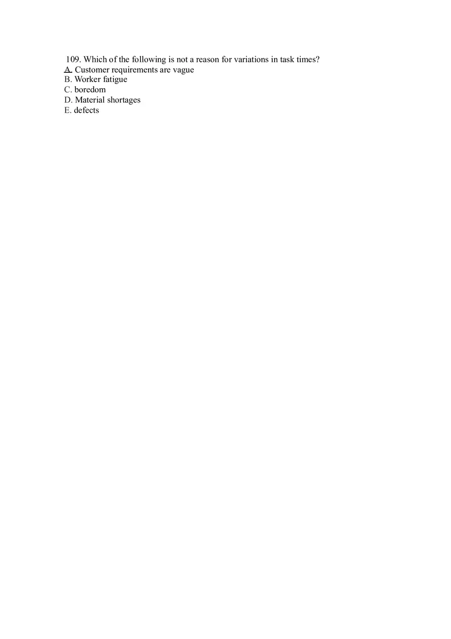 Introduction to Operations Management Answer Key Part 6 - Page 7