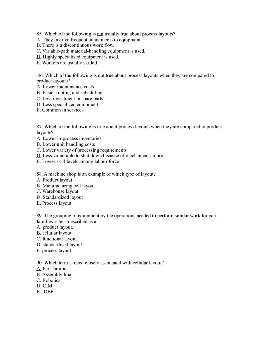 Introduction to Operations Management Answer Key Part 6 - Page 3
