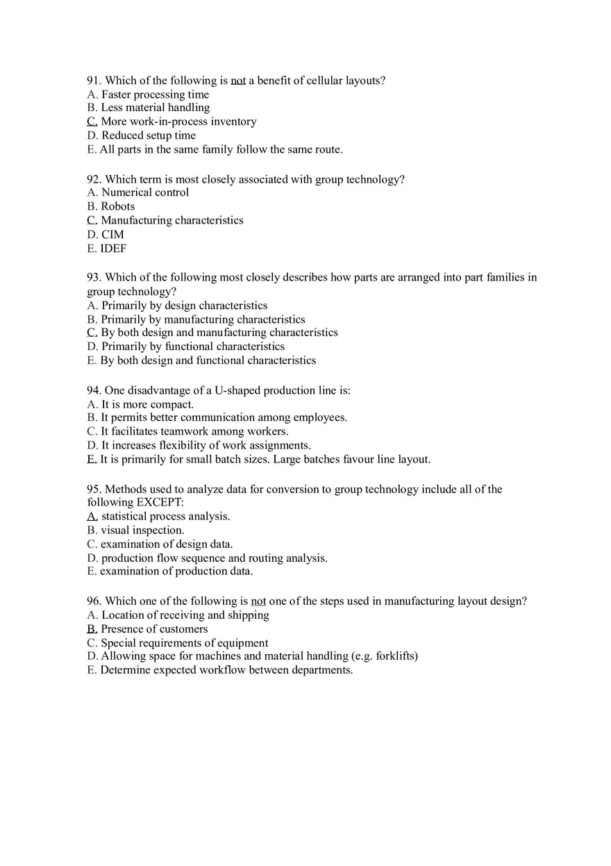 Introduction to Operations Management Answer Key Part 6 - Page 4