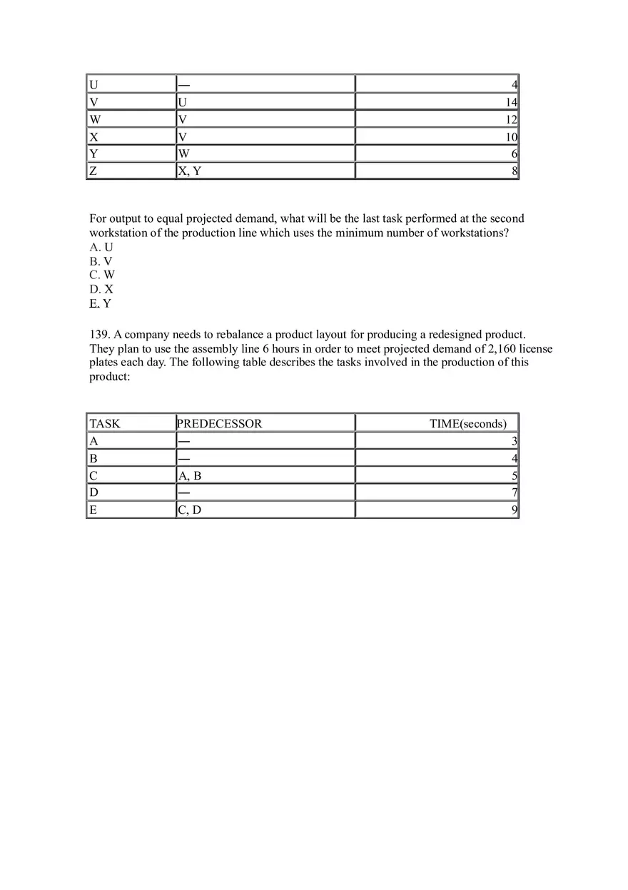 Introduction to Operations Management Answer Key Part 7 - Page 8