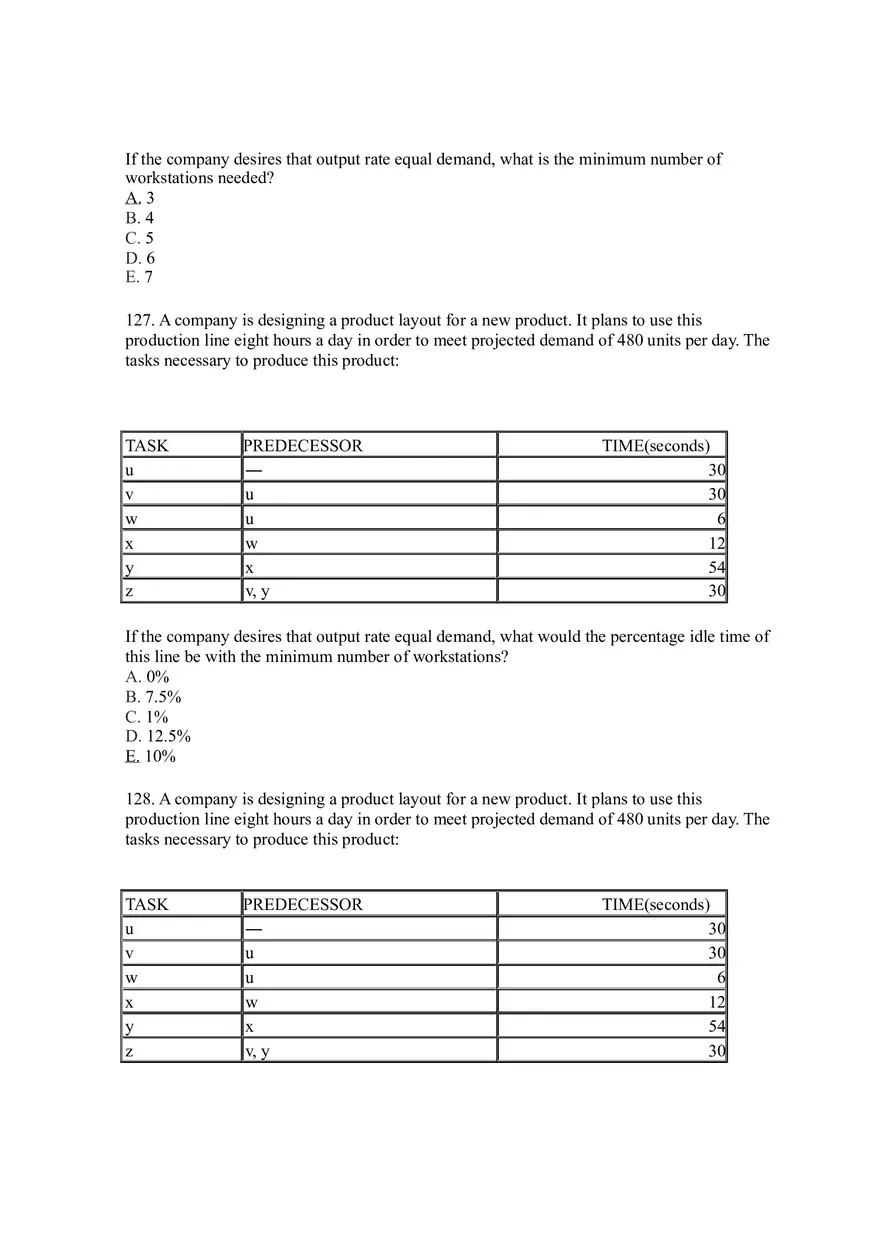 Introduction to Operations Management Answer Key Part 7 - Page 2
