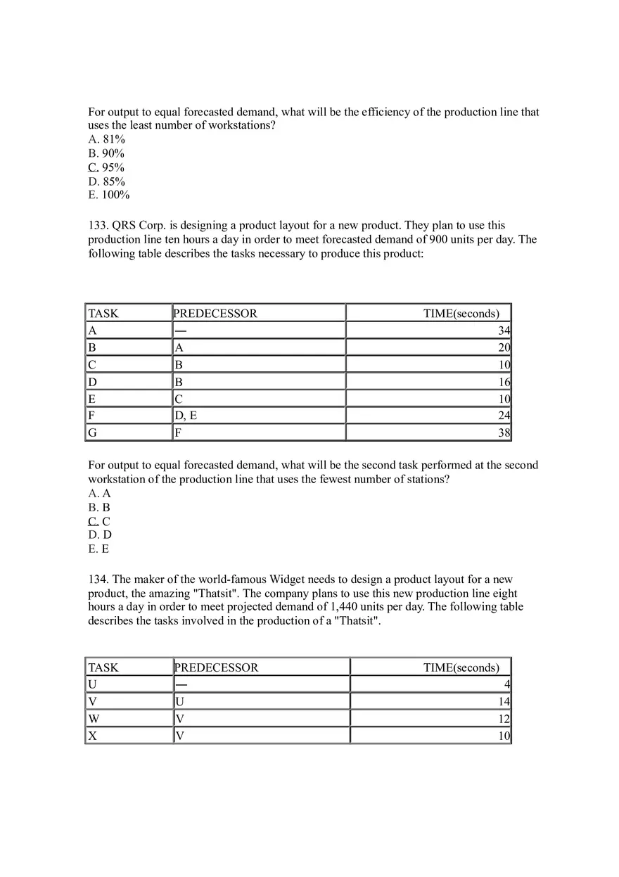 Introduction to Operations Management Answer Key Part 7 - Page 5