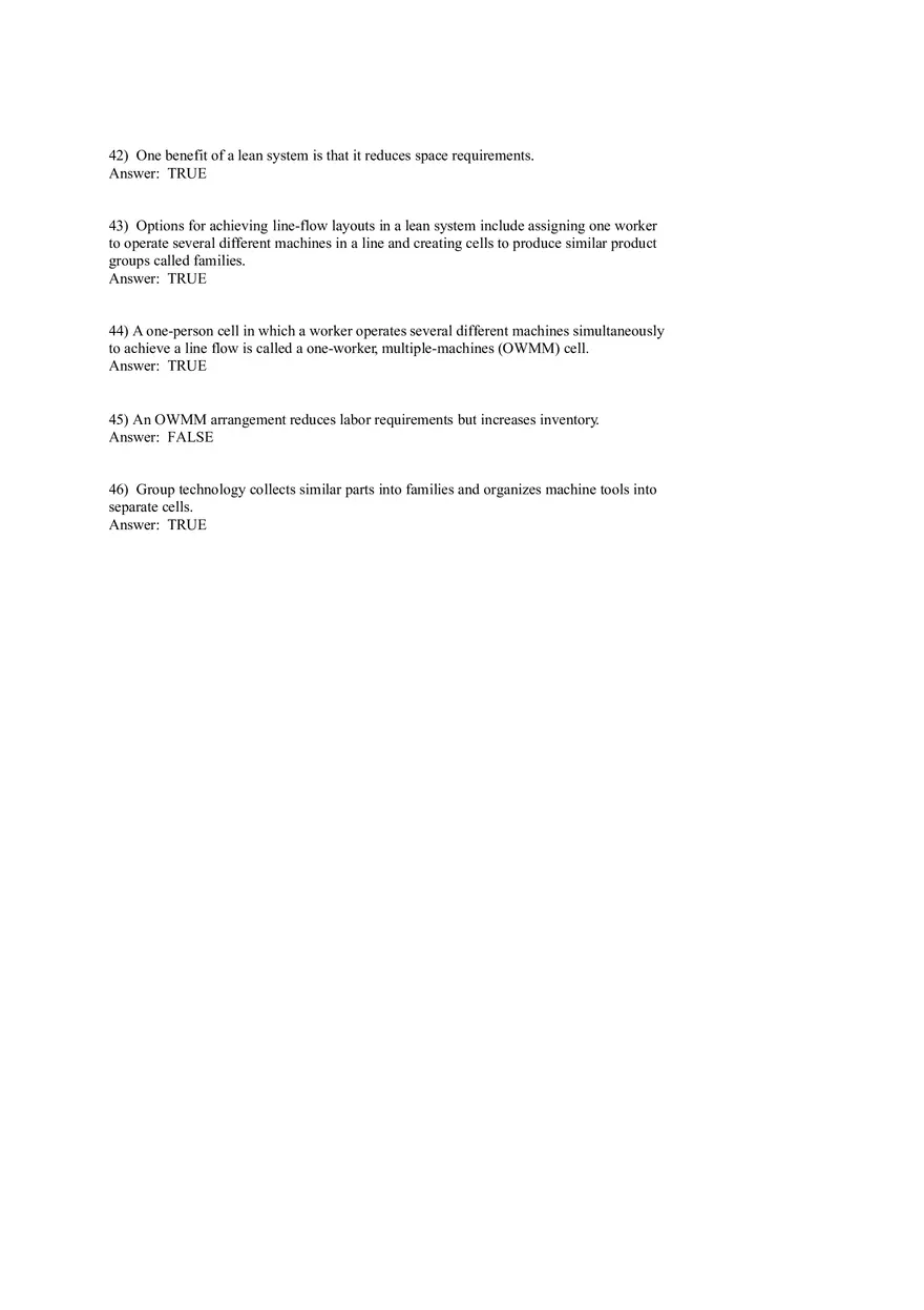 Lean Systems Answer Key Part 1 - Page 7