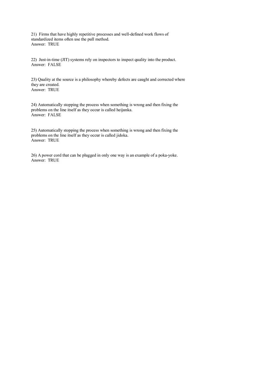 Lean Systems Answer Key Part 1 - Page 4