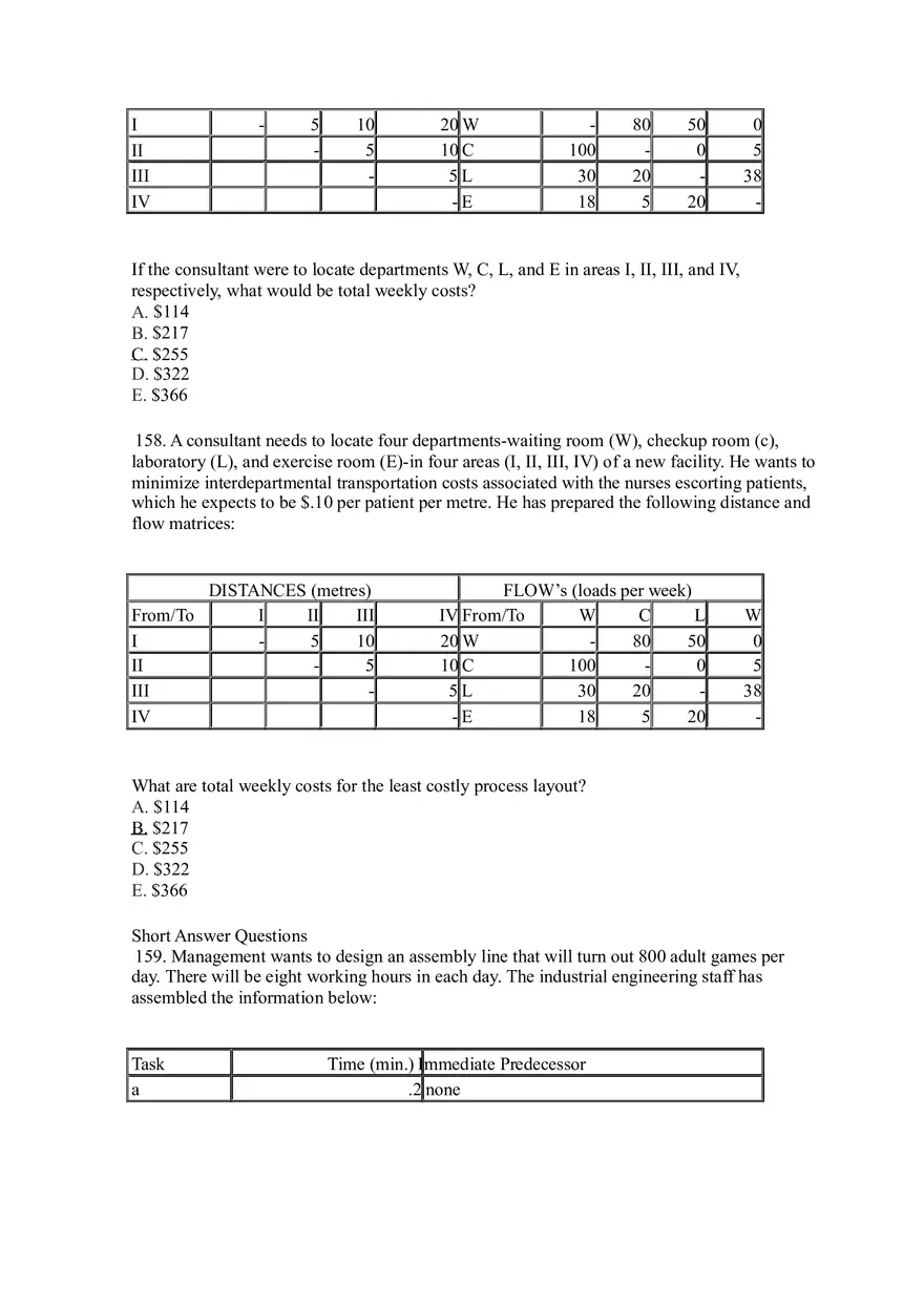 Introduction to Operations Management Answer Key Part 8 - Page 9