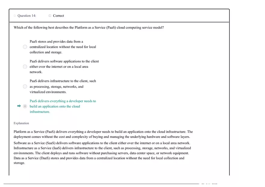 Computer Operating Systems Test Out Lab Sim Practice Questions - Page 8