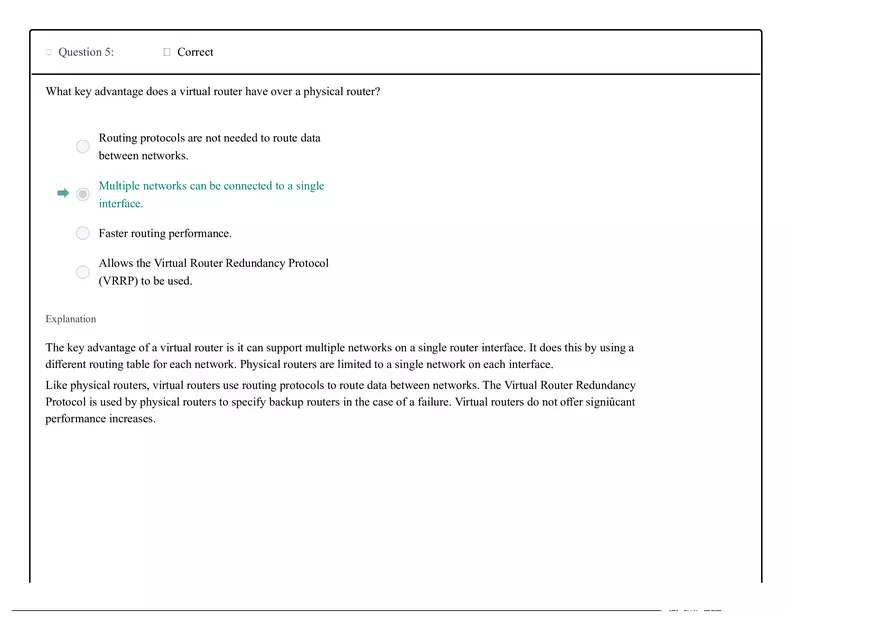 Computer Operating Systems Test Out Lab Sim Practice Questions - Page 12