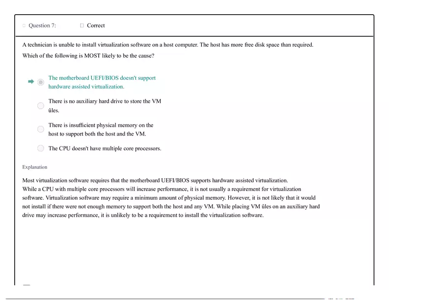 Computer Operating Systems Test Out Lab Sim Practice Questions - Page 14