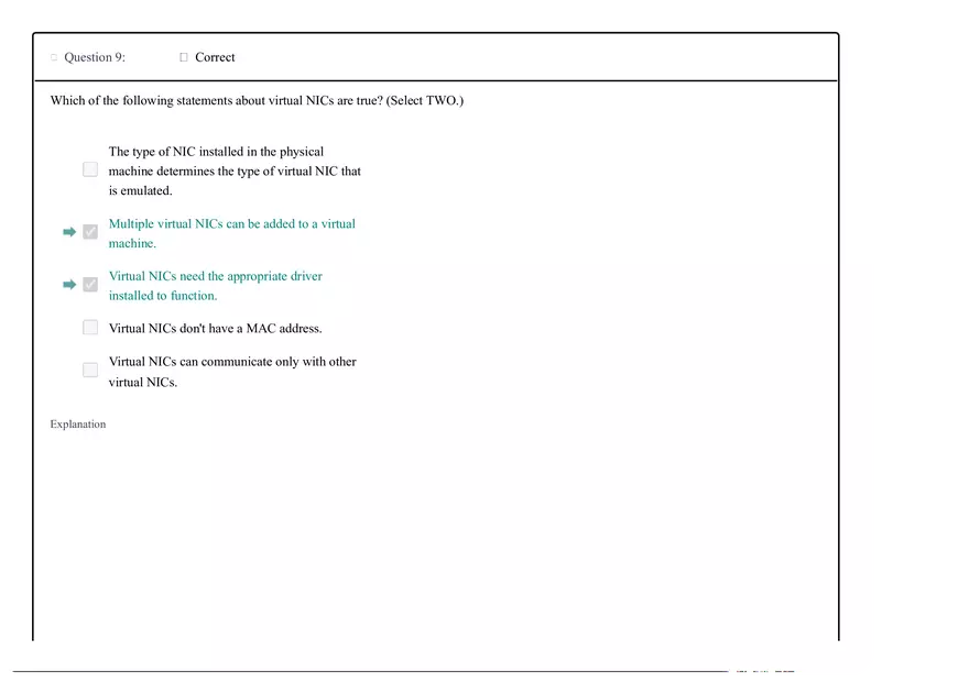 Computer Operating Systems Test Out Lab Sim Practice Questions - Page 16
