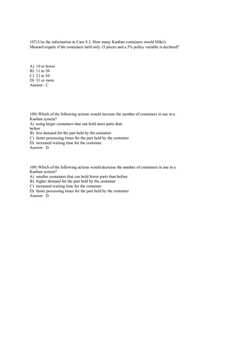 Lean Systems Answer Key Part 3 - Page 2