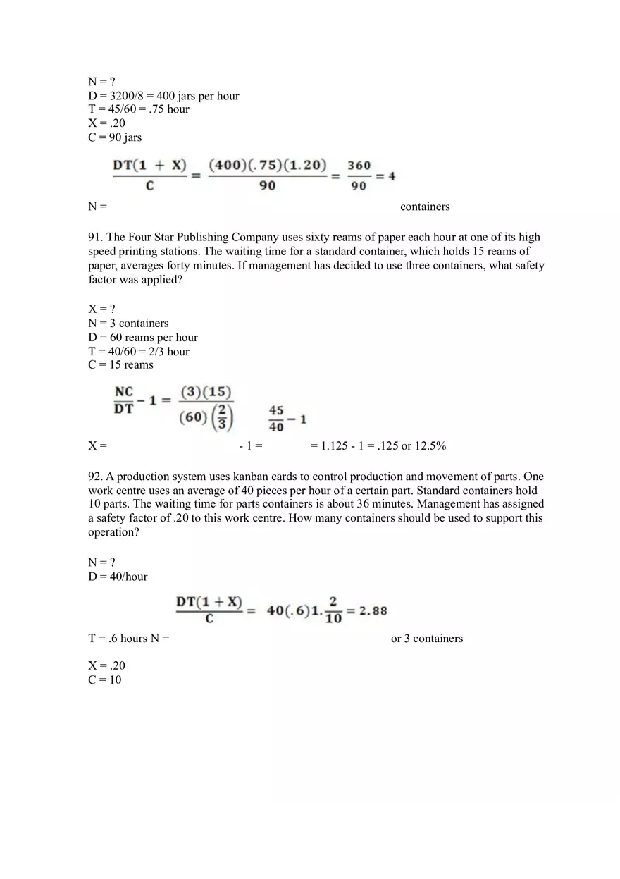 Introduction to Operations Management Answer Key Part 10 - Page 8