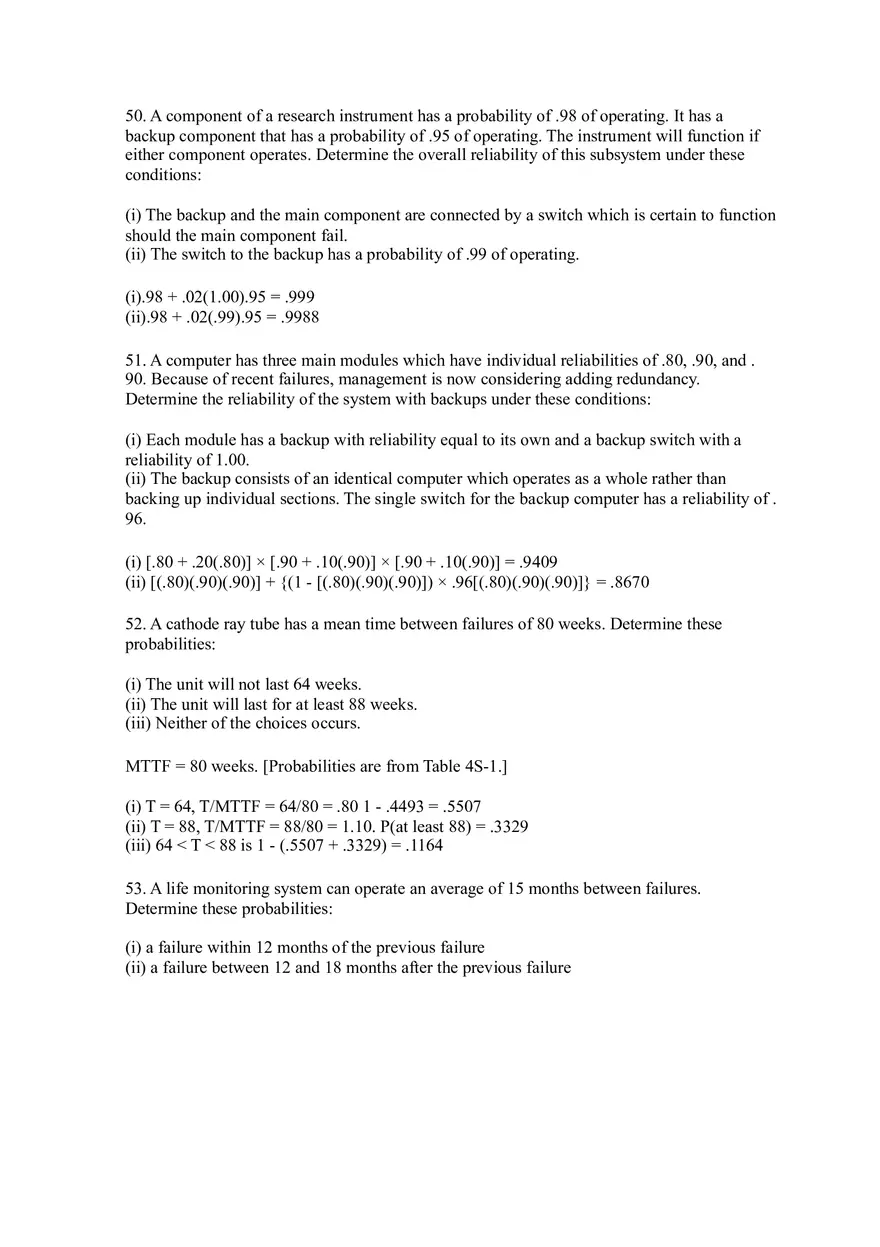 Introduction to Operations Management Answer Key Part 5 - Page 1