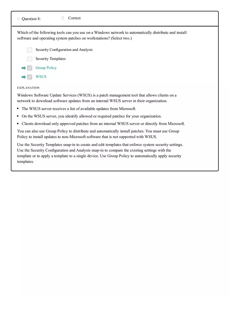 Social Engineering and Environmental Concerns in Data Cabling Test Answers - Page 7