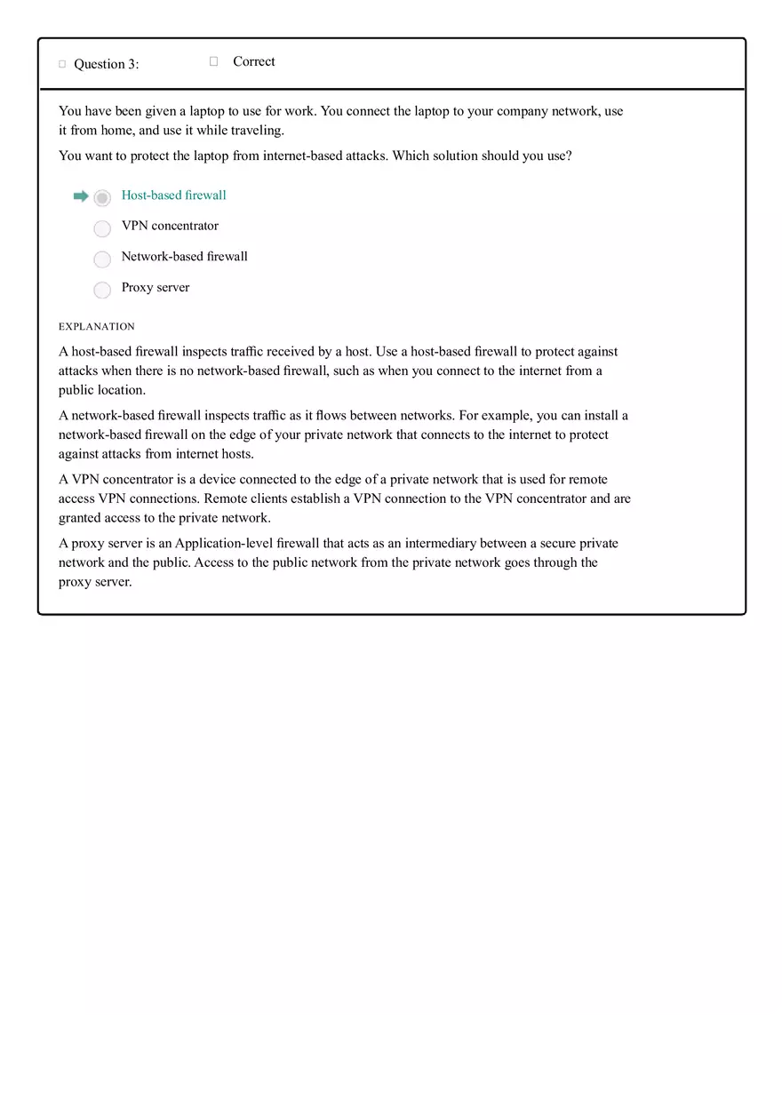 Module One Knowledge Check - Page 3