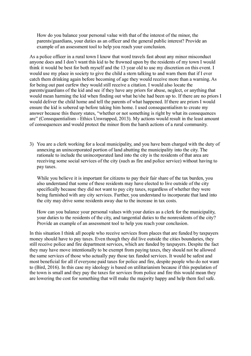 Personal Values Worksheet - Page 2