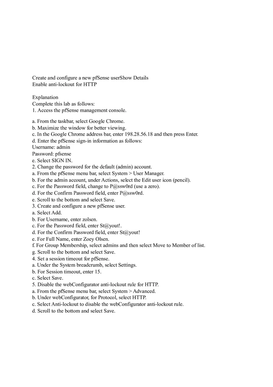 Configure Network Security Appliance Access - Page 1