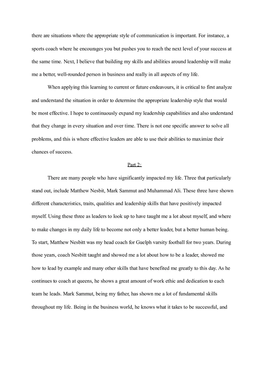 Personal Leadership Portfolio Part 1-7 - Page 2