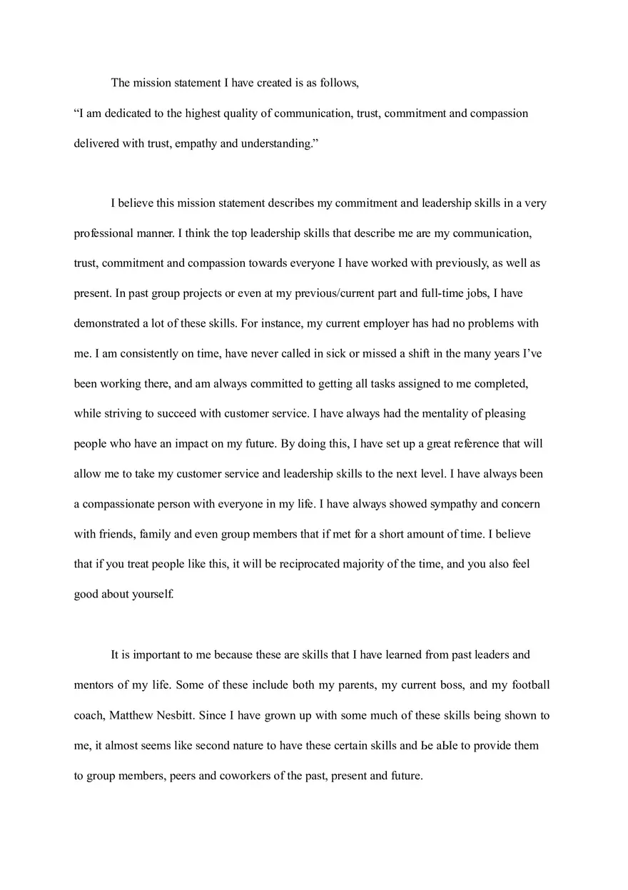 Personal Leadership Portfolio Part 1-7 - Page 3