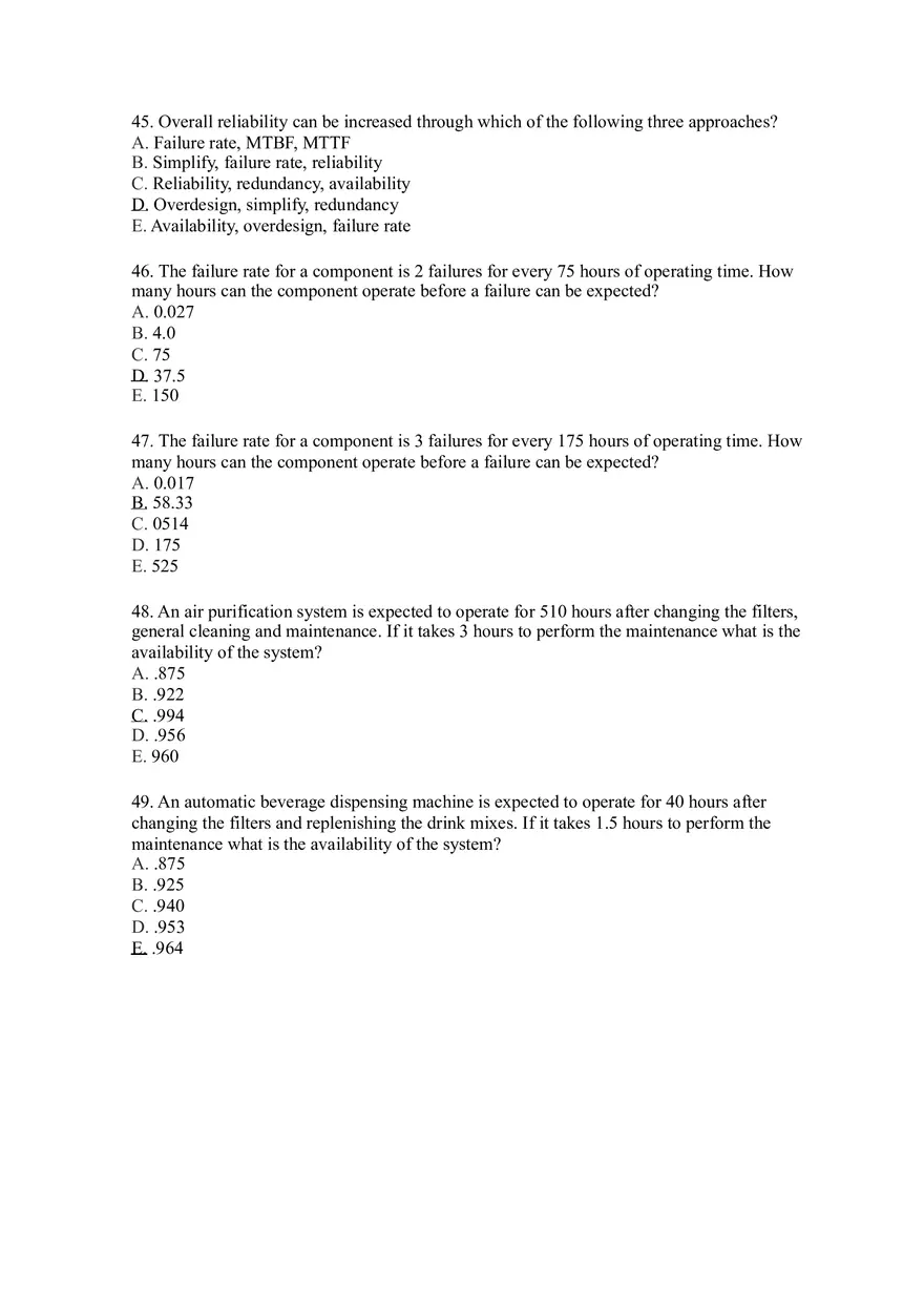 Introduction to Operations Management Answer Key Part 4 - Page 3