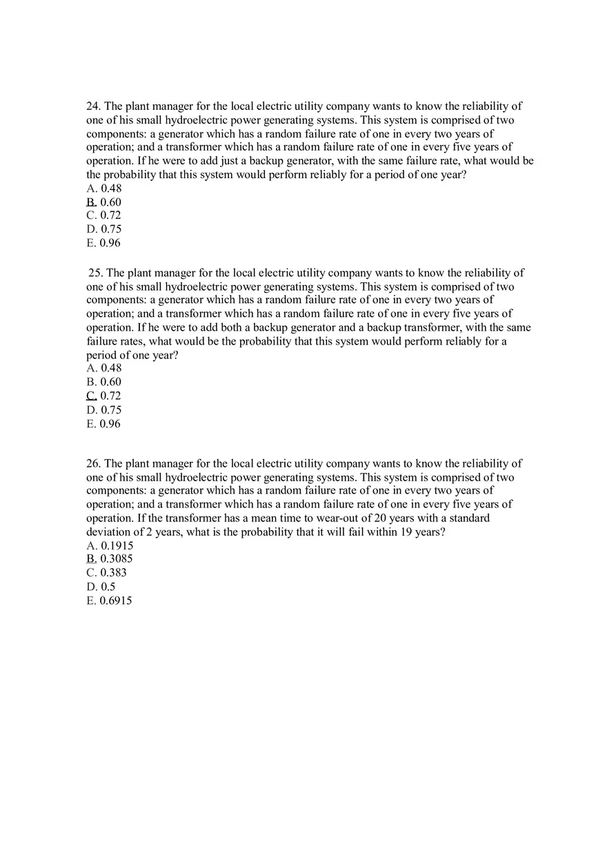 Introduction to Operations Management Answer Key Part 4 - Page 6