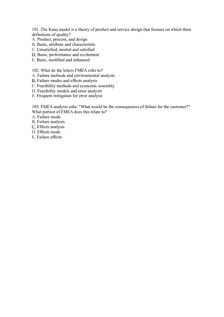 Introduction to Operations Management Answer Key Part 3 - Page 6