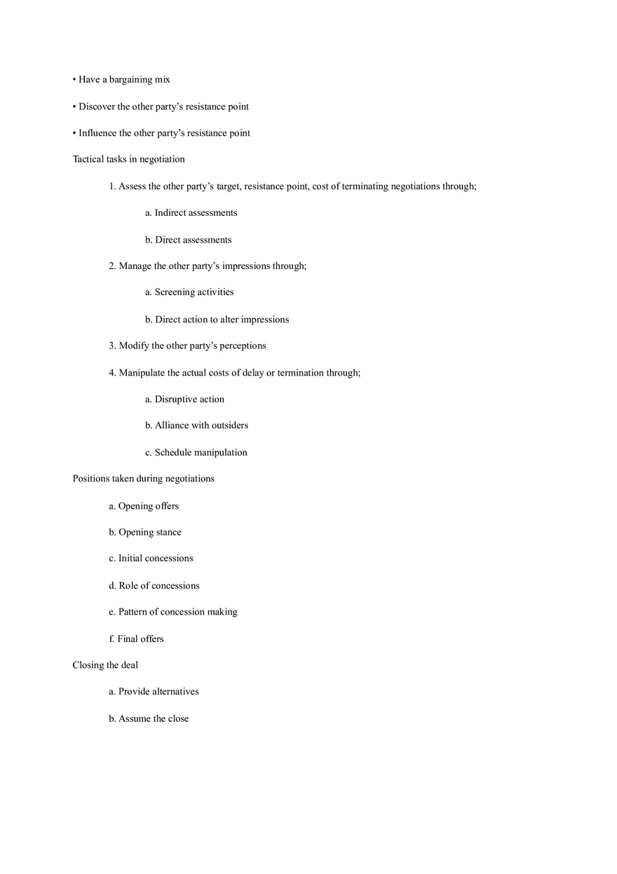 Essentials of Negotiation Summary - Page 12