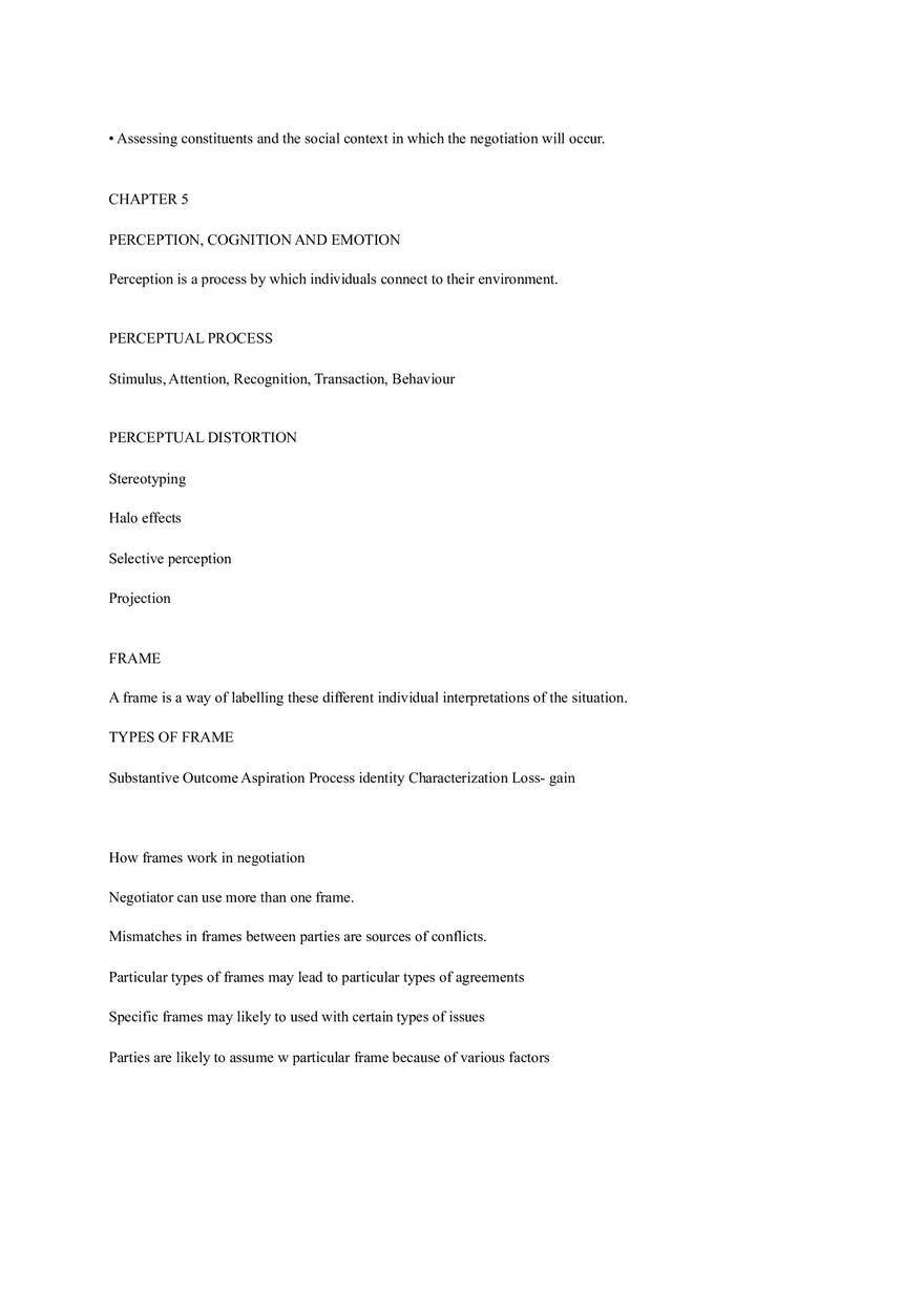 Essentials of Negotiation Summary - Page 18