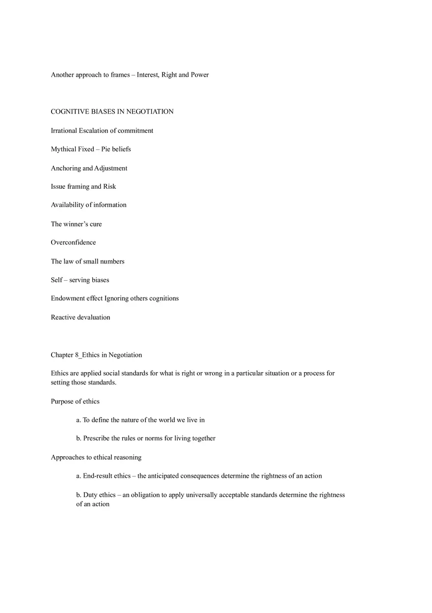 Essentials of Negotiation Summary - Page 3