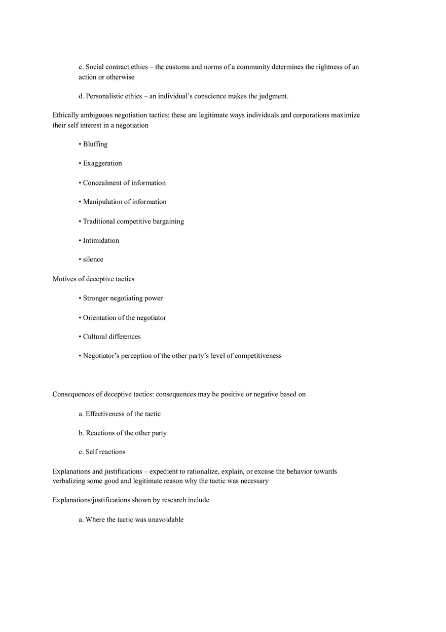 Essentials of Negotiation Summary - Page 4