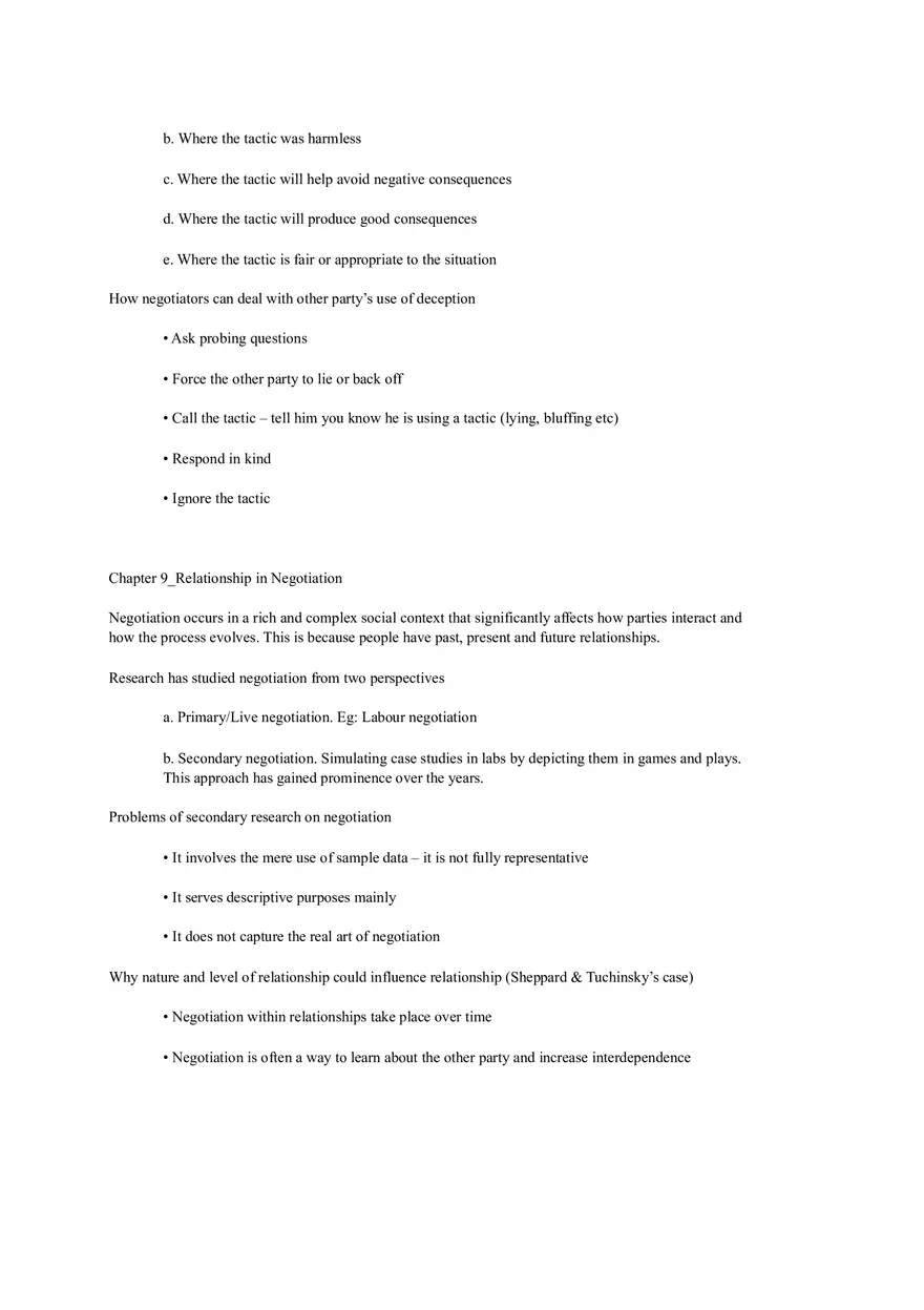 Essentials of Negotiation Summary - Page 5