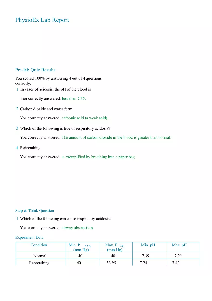 Physio Lab Report - Page 1