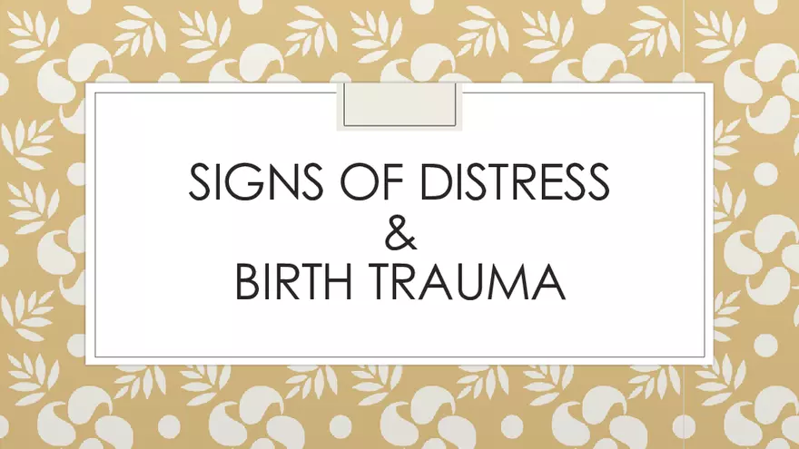 Newborn Transition to Extrauterine Life - Page 21