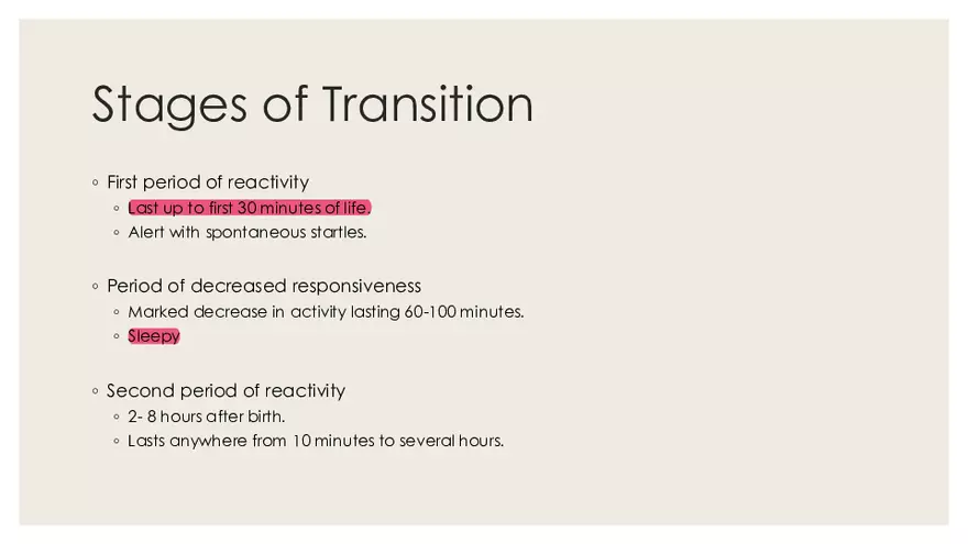 Newborn Transition to Extrauterine Life - Page 35