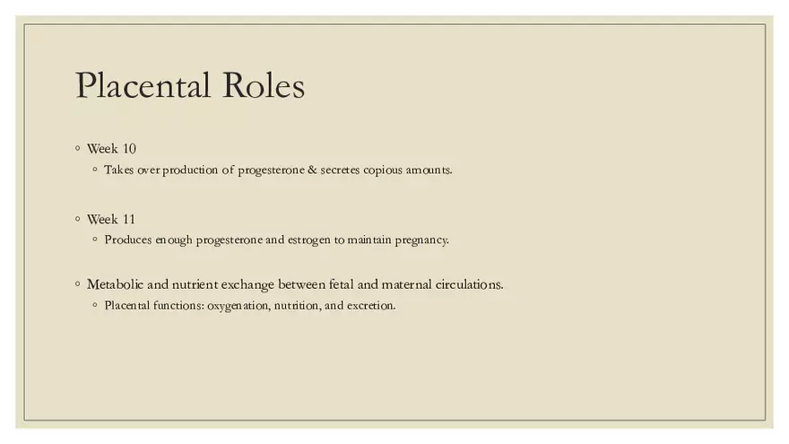 Fetal Development, Screenings, and Diagnostics - Page 13