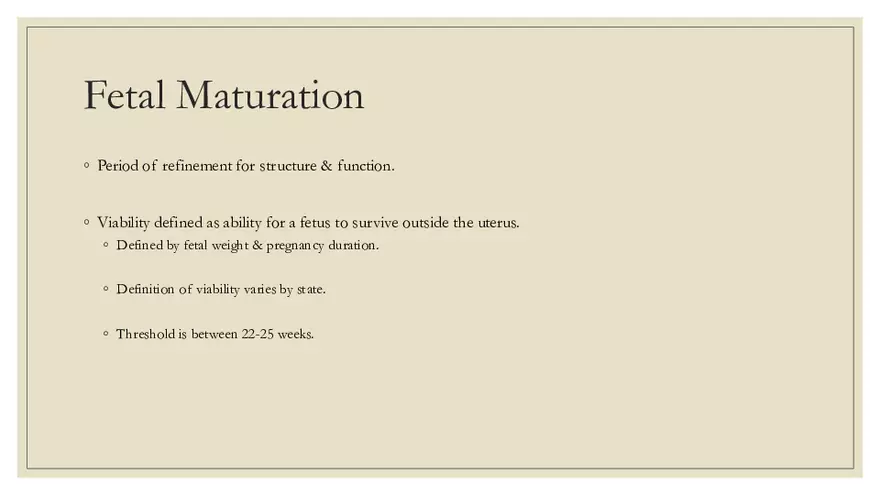 Fetal Development, Screenings, and Diagnostics - Page 2