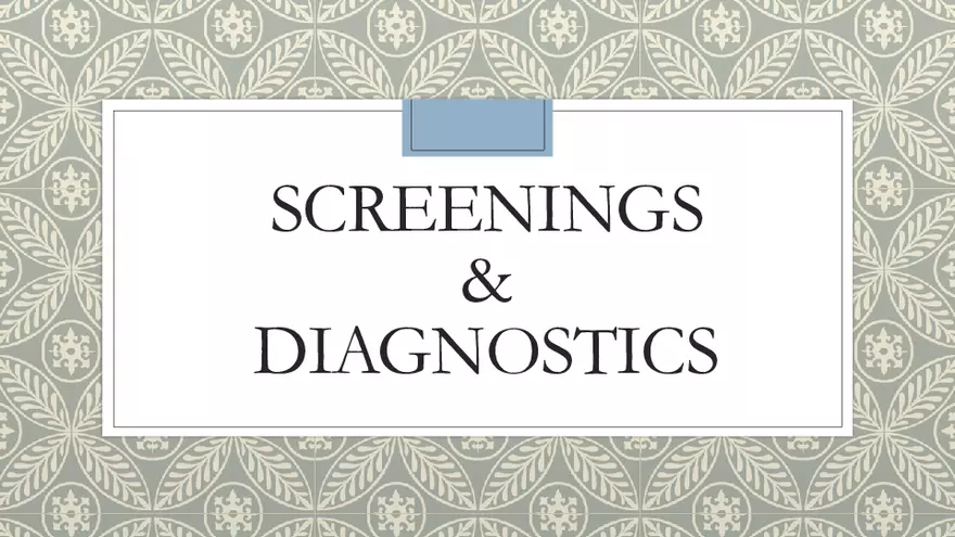 Fetal Development, Screenings, and Diagnostics - Page 5