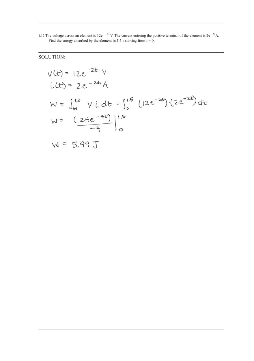 Chapter 1 Solutions to Answers of Basic Engineering Circuit Analysis (Part 2) - Page 2