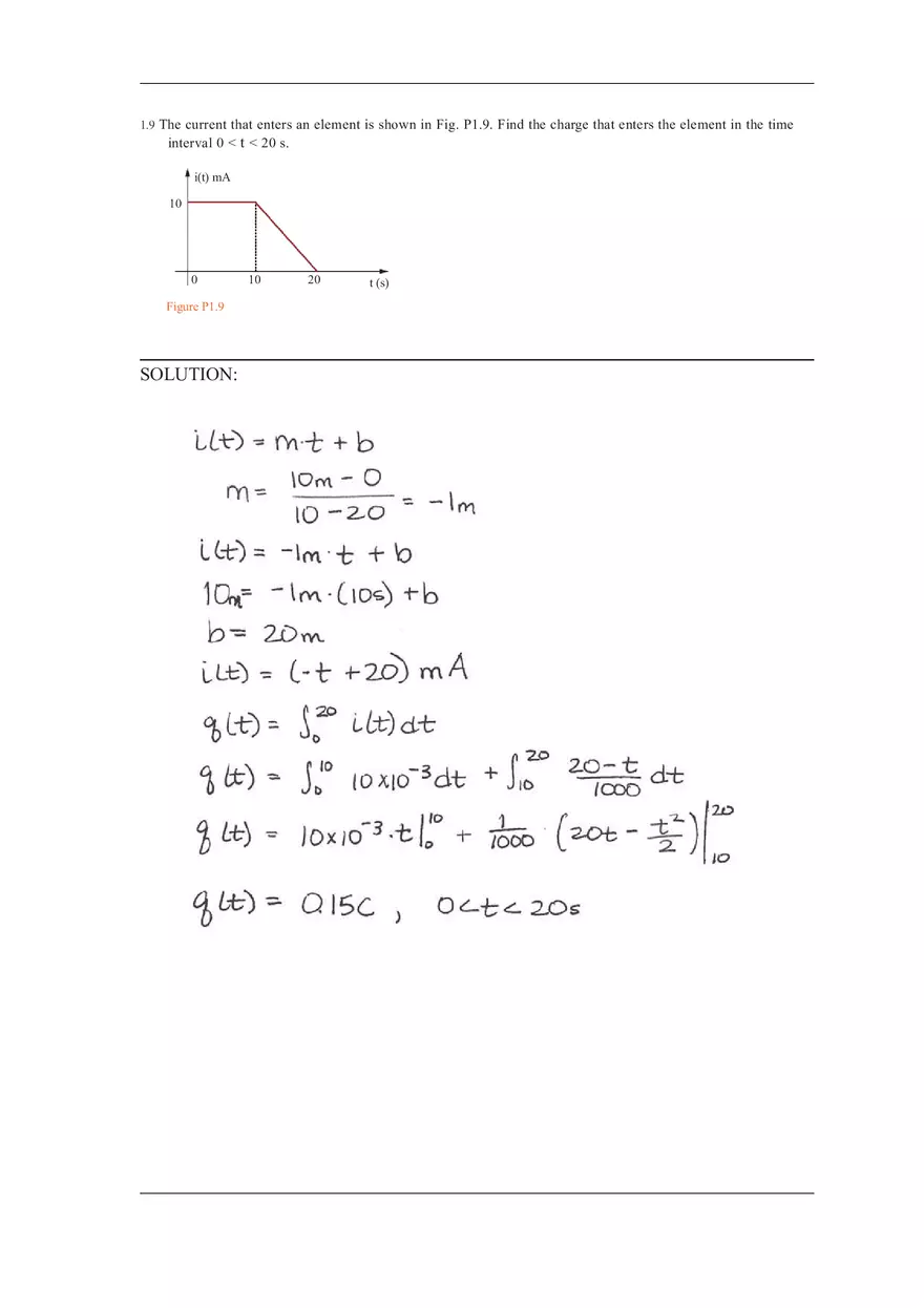 Chapter 1 Solutions to Answers of Basic Engineering Circuit Analysis (Part 1) - Page 9