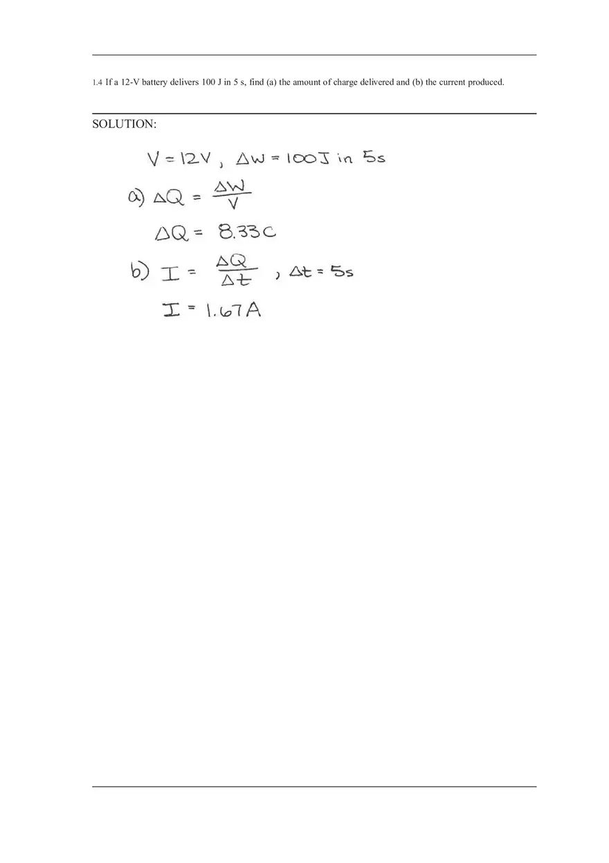 Chapter 1 Solutions to Answers of Basic Engineering Circuit Analysis (Part 1) - Page 4