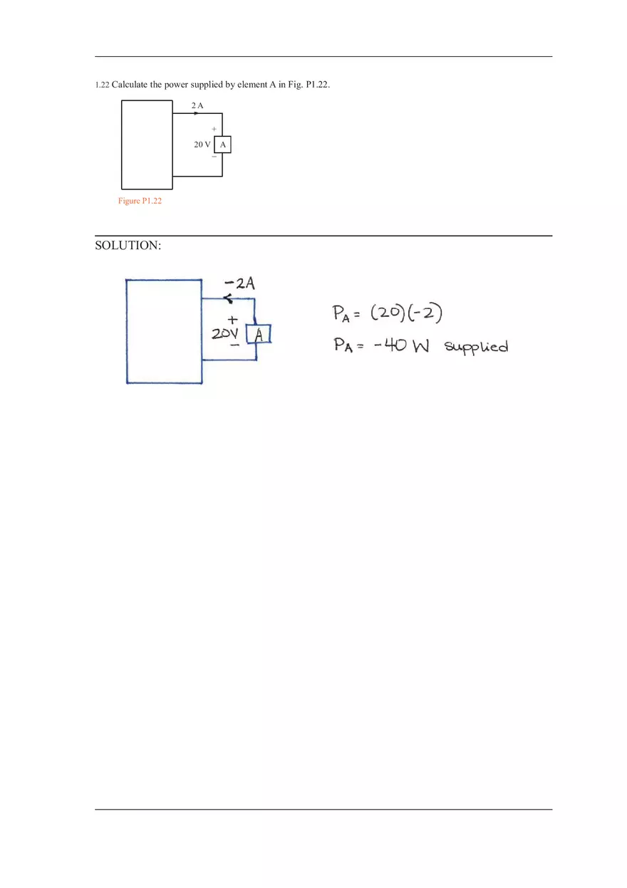 Chapter 1 Solutions to Answers of Basic Engineering Circuit Analysis (Part 3) - Page 7