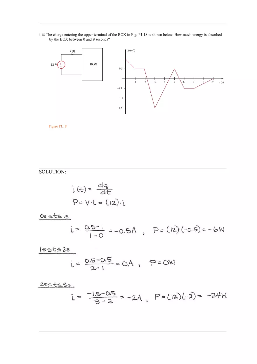 Chapter 1 Solutions to Answers of Basic Engineering Circuit Analysis (Part 3) - Page 1