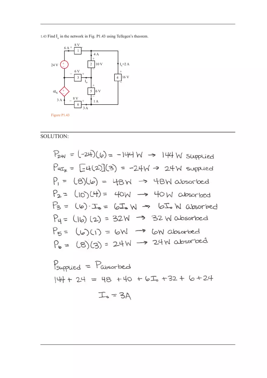 Chapter 1 Solutions to Answers of Basic Engineering Circuit Analysis (Part 5) - Page 11
