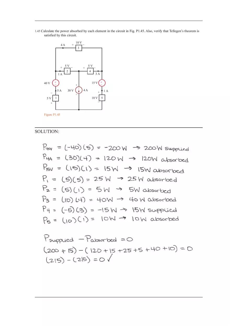 Chapter 1 Solutions to Answers of Basic Engineering Circuit Analysis (Part 5) - Page 3