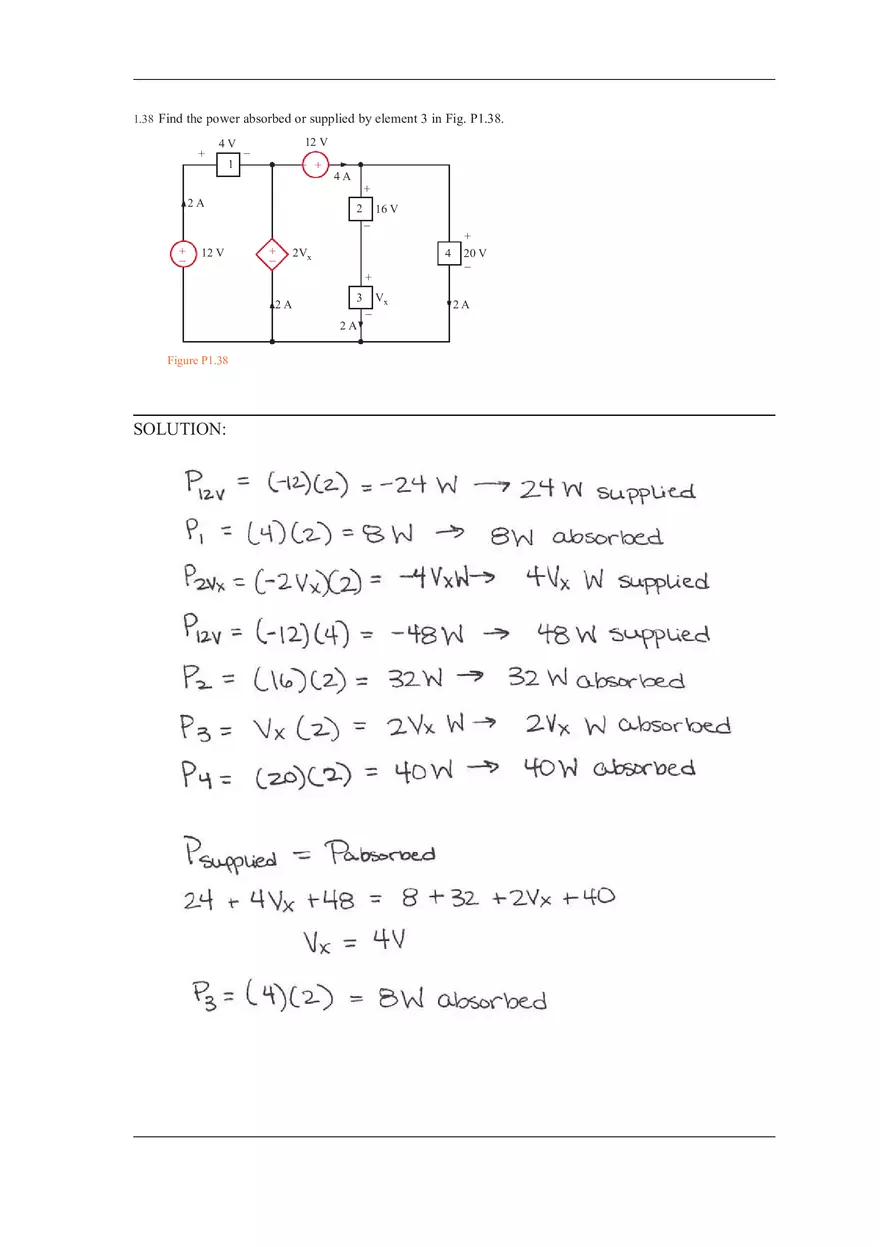 Chapter 1 Solutions to Answers of Basic Engineering Circuit Analysis (Part 5) - Page 6