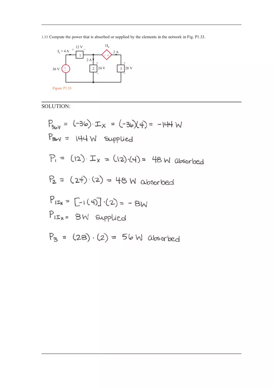 Chapter 1 Solutions to Answers of Basic Engineering Circuit Analysis (Part 4) - Page 9