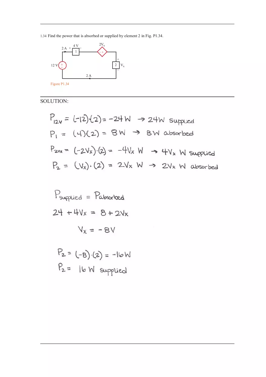 Chapter 1 Solutions to Answers of Basic Engineering Circuit Analysis (Part 4) - Page 10