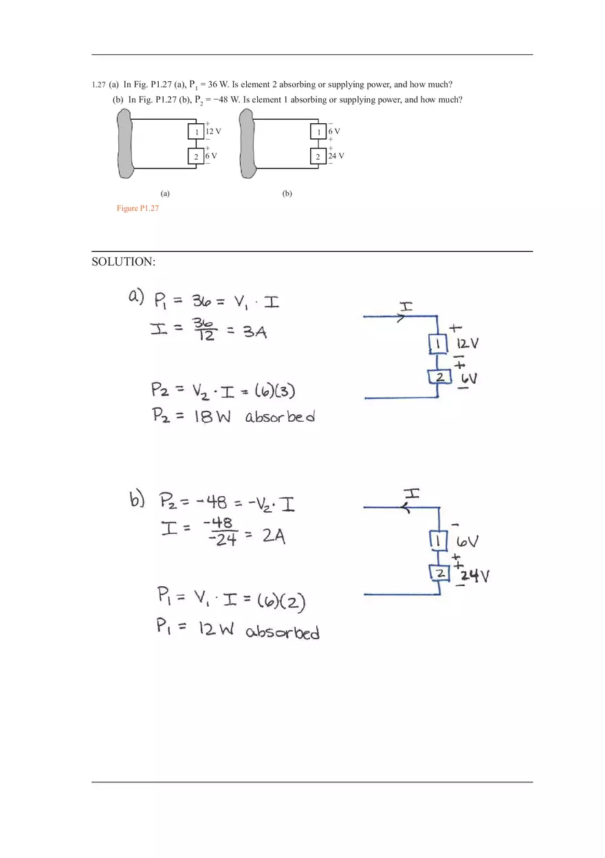 Chapter 1 Solutions to Answers of Basic Engineering Circuit Analysis (Part 4) - Page 3