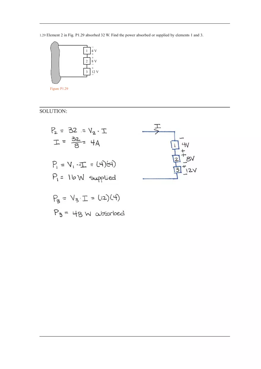 Chapter 1 Solutions to Answers of Basic Engineering Circuit Analysis (Part 4) - Page 5